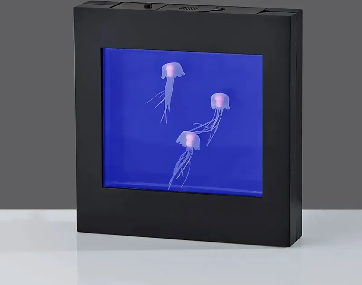 Kids Jellyfish Black Table Lamp