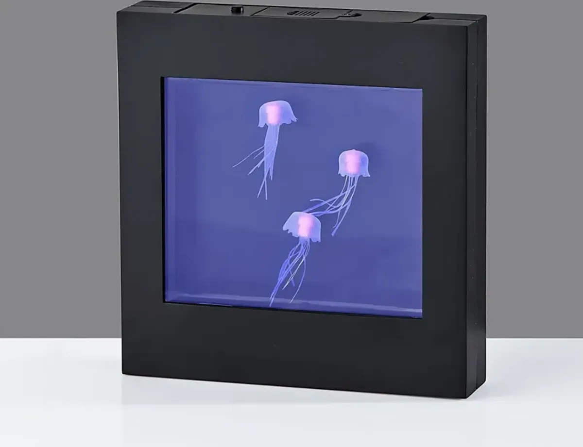 Kids Jellyfish Black Table Lamp