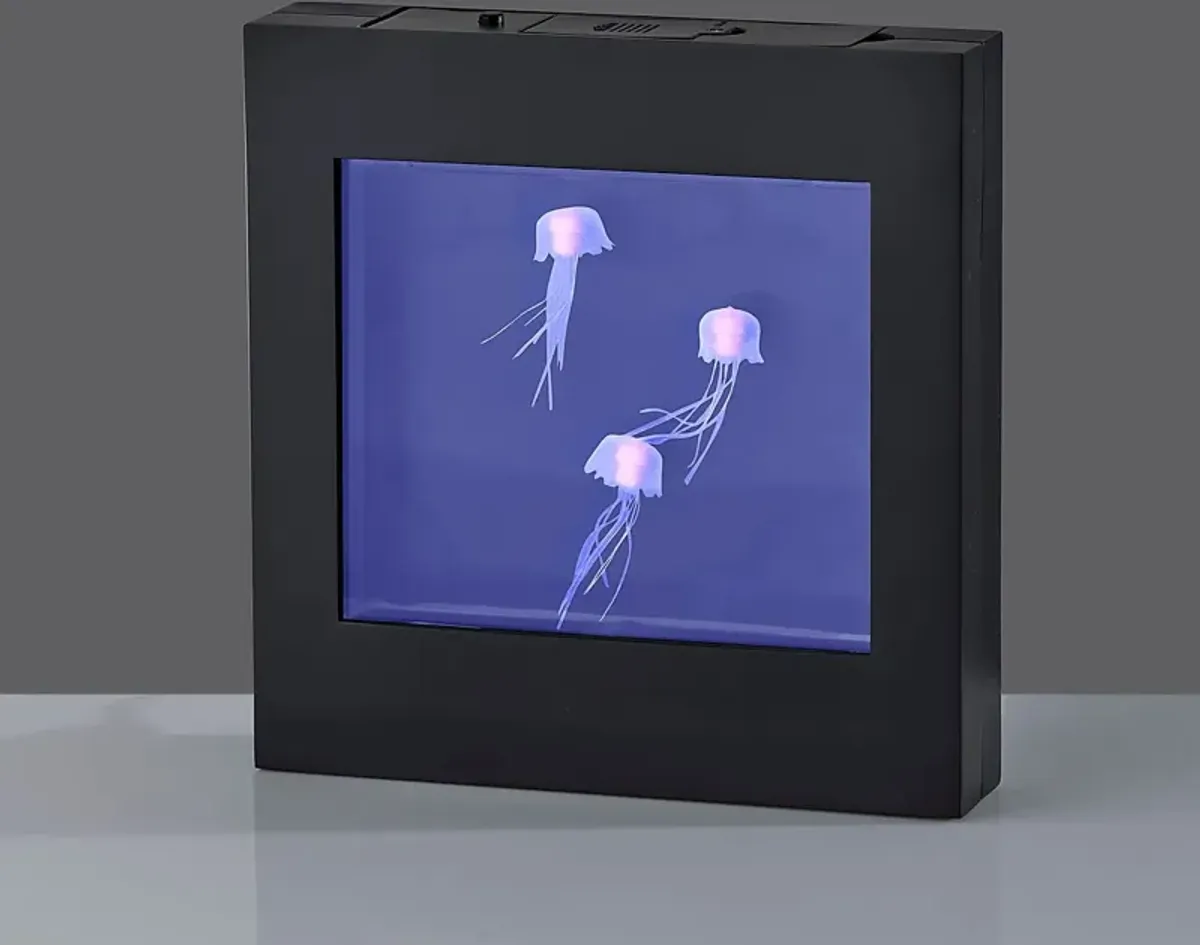 Kids Jellyfish Black Table Lamp