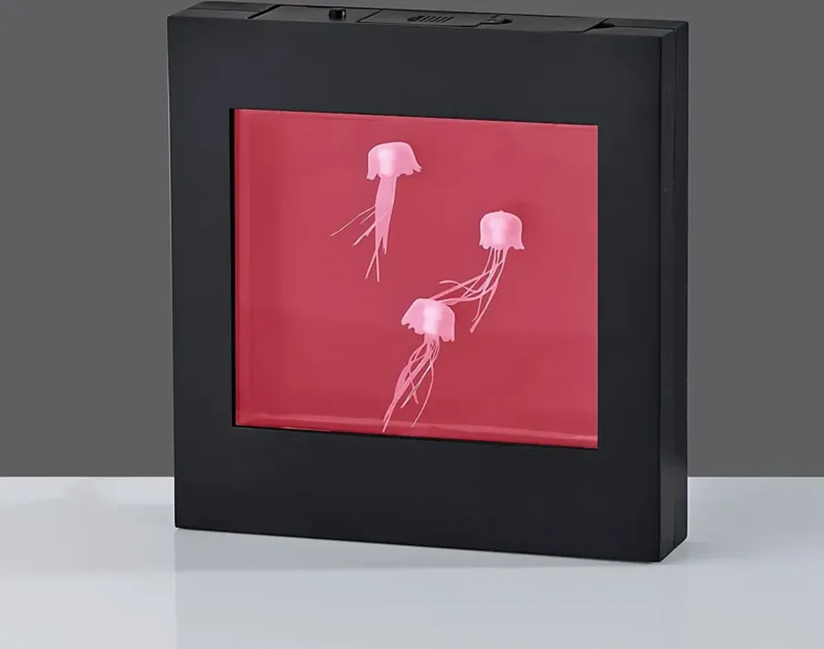 Kids Jellyfish Black Table Lamp