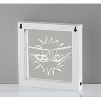 Kids Fist Bump White Table Lamp