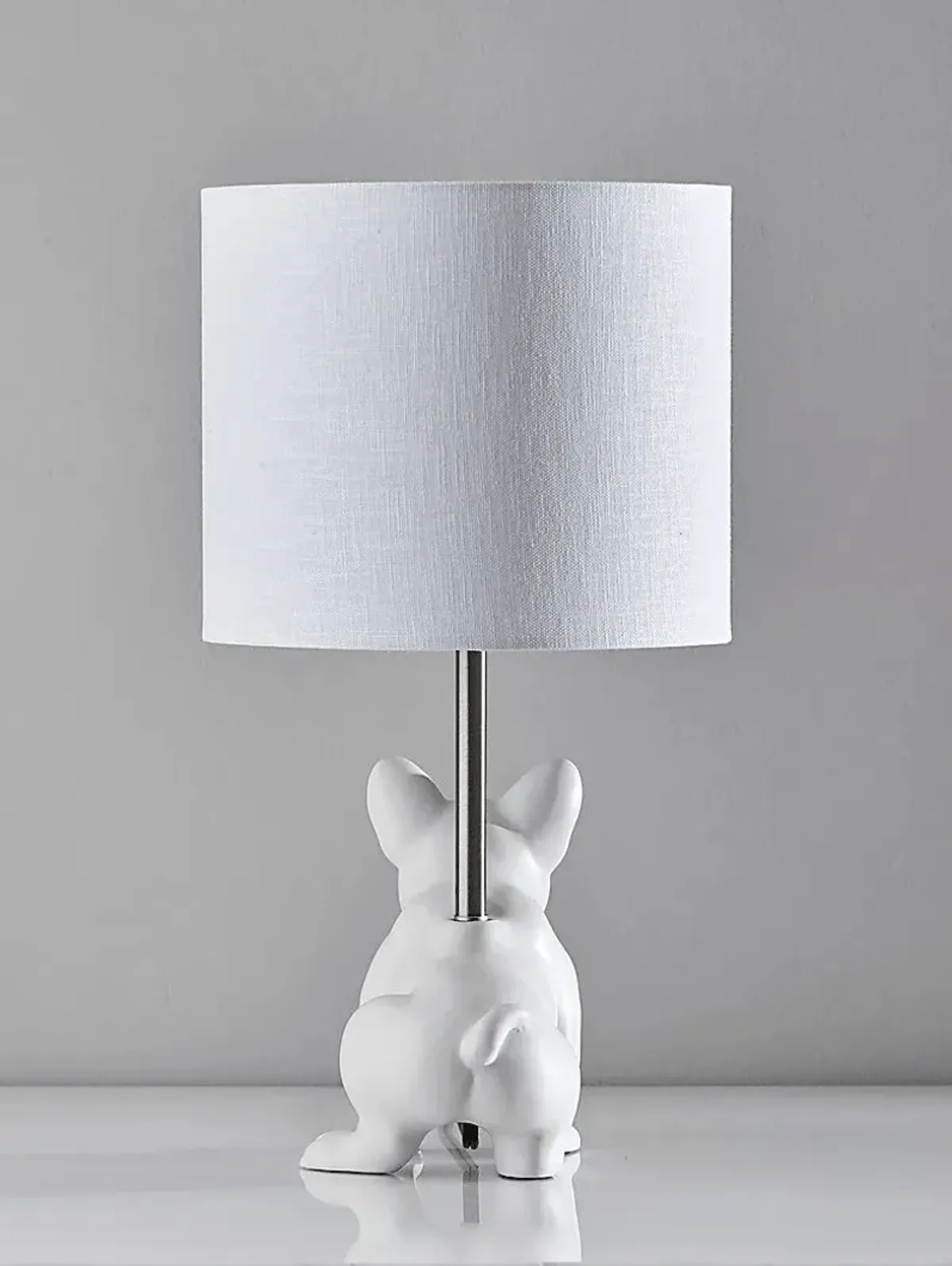 Kids Sunny Dog White Table Lamp