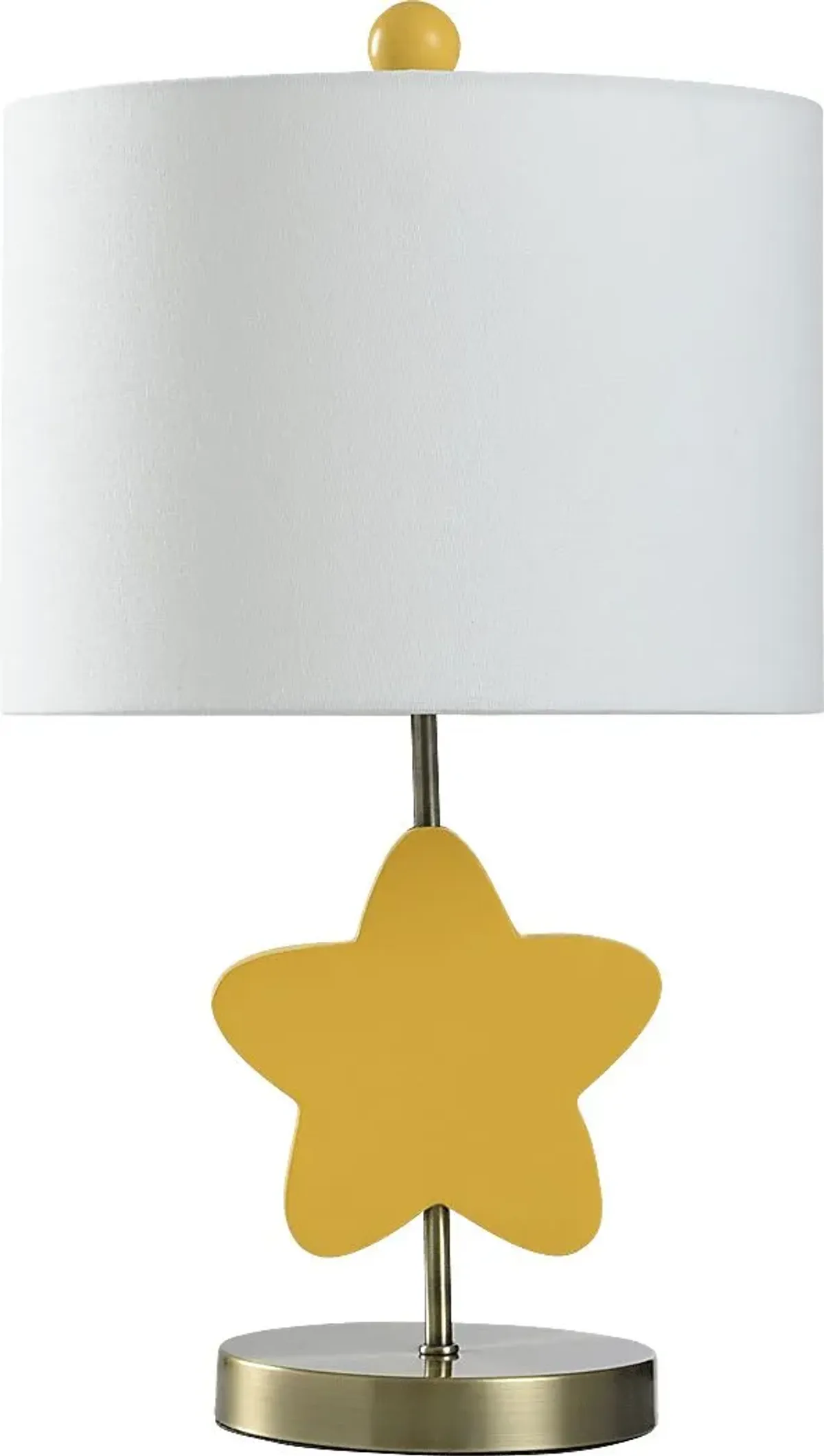 Kids Wish Decor Yellow Gold Star Table Lamp