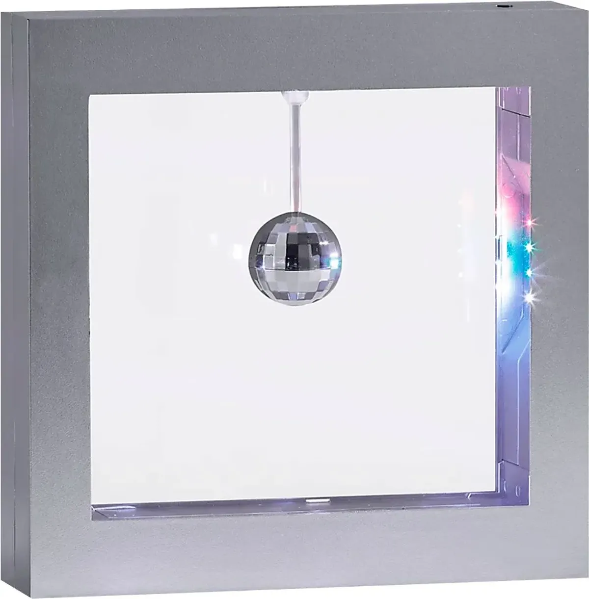 Kids Music Decor Gray Disco Ball Light Box