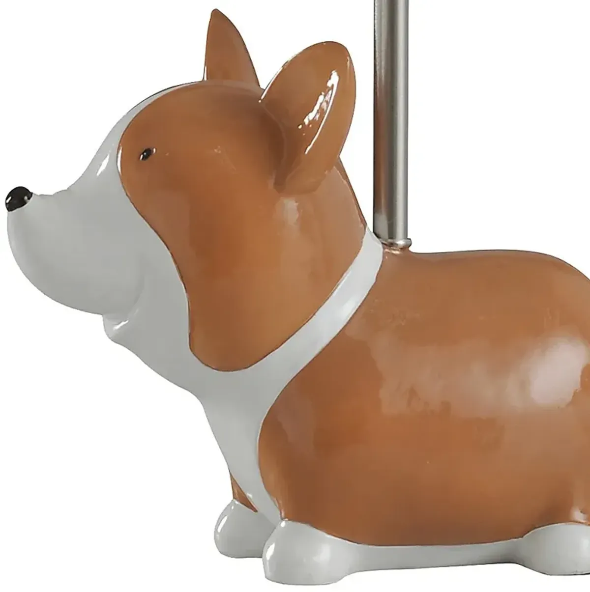 Kids Charming Corgi Beige Lamp