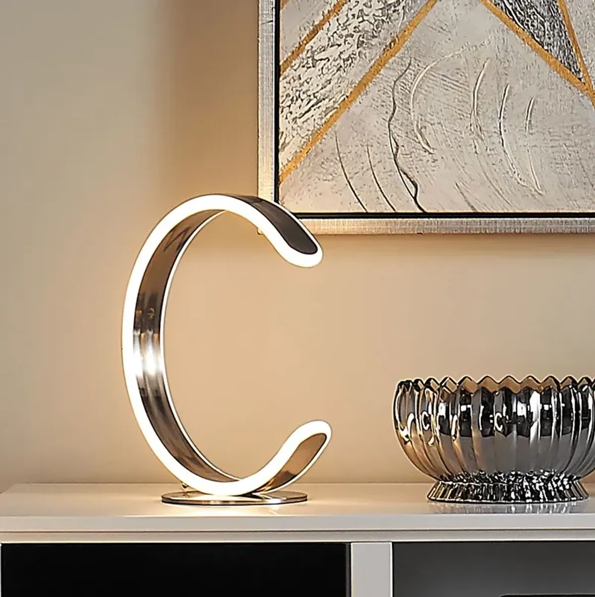 Kids Lochran Silver Lamp