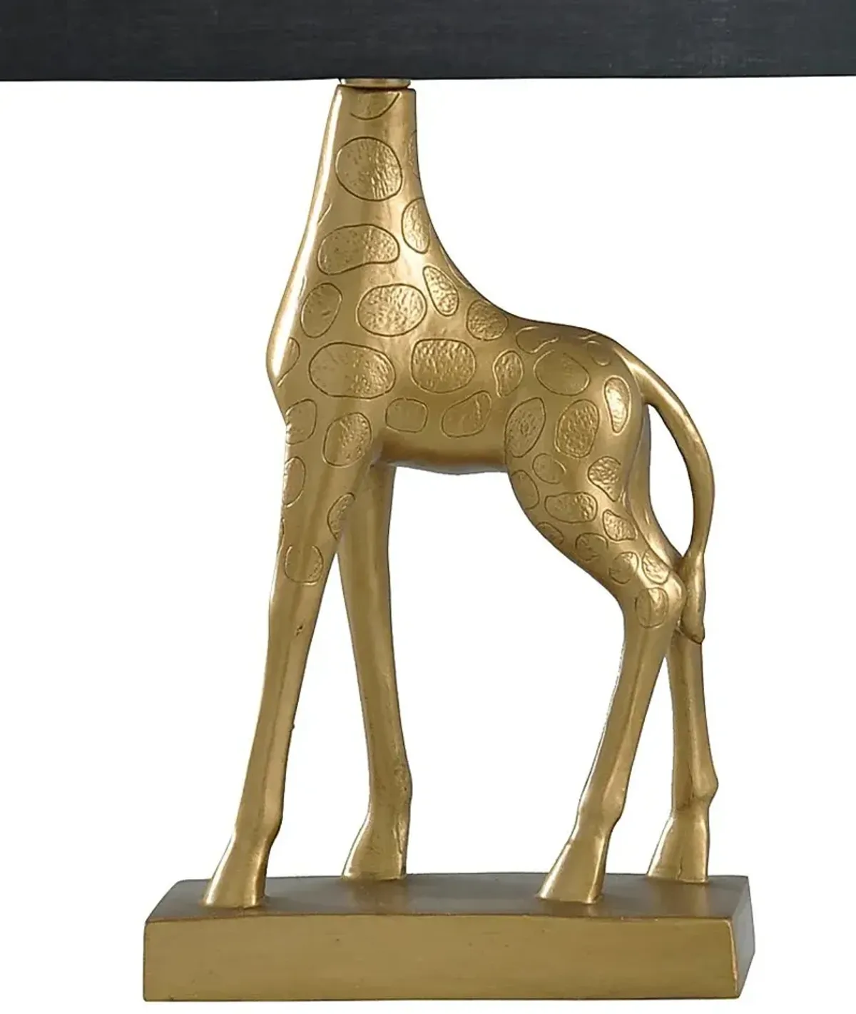 Kids Graceful Giraffe Gold Lamp