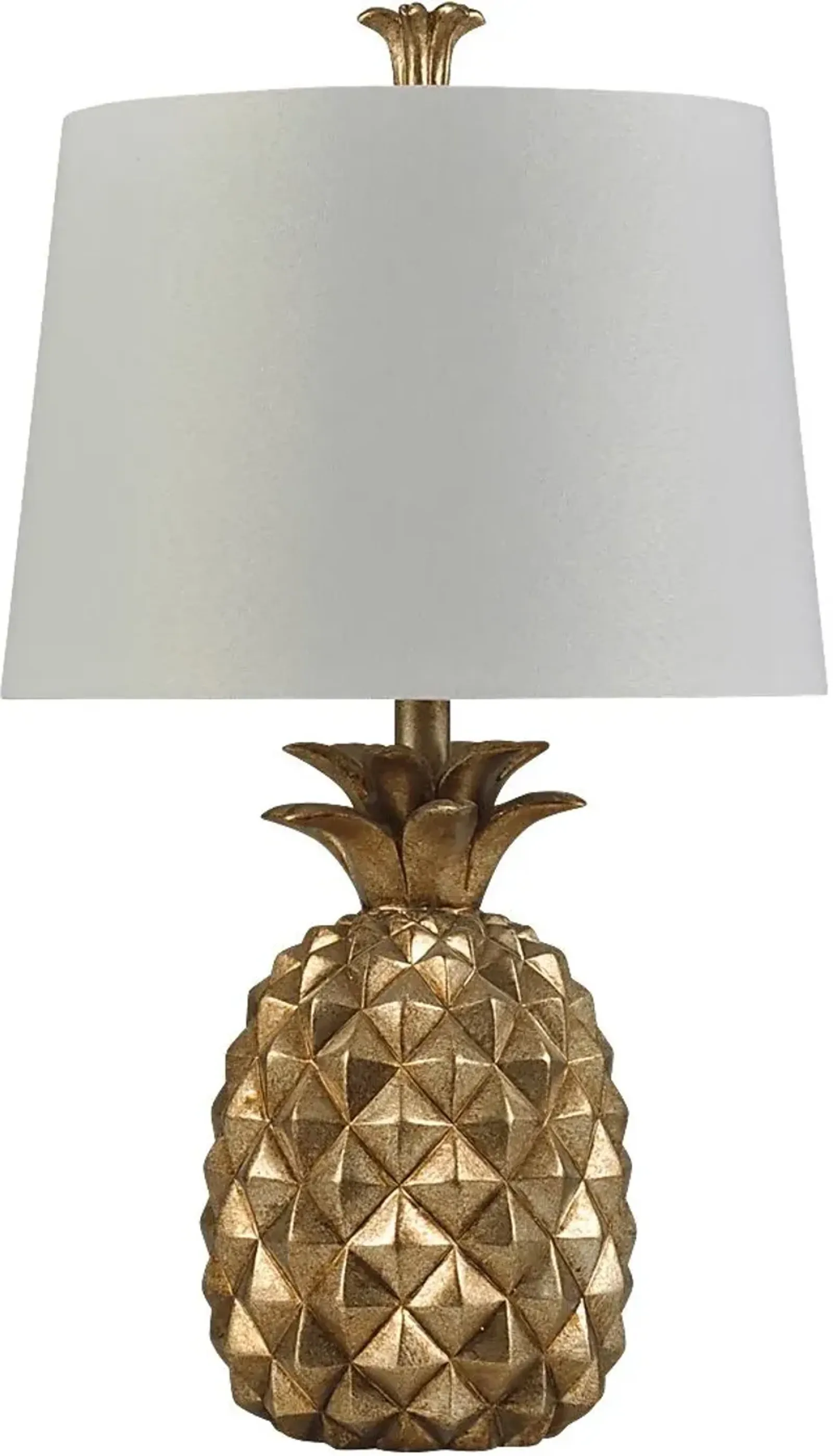 Kids Glamorous Pineapple Gold Lamp