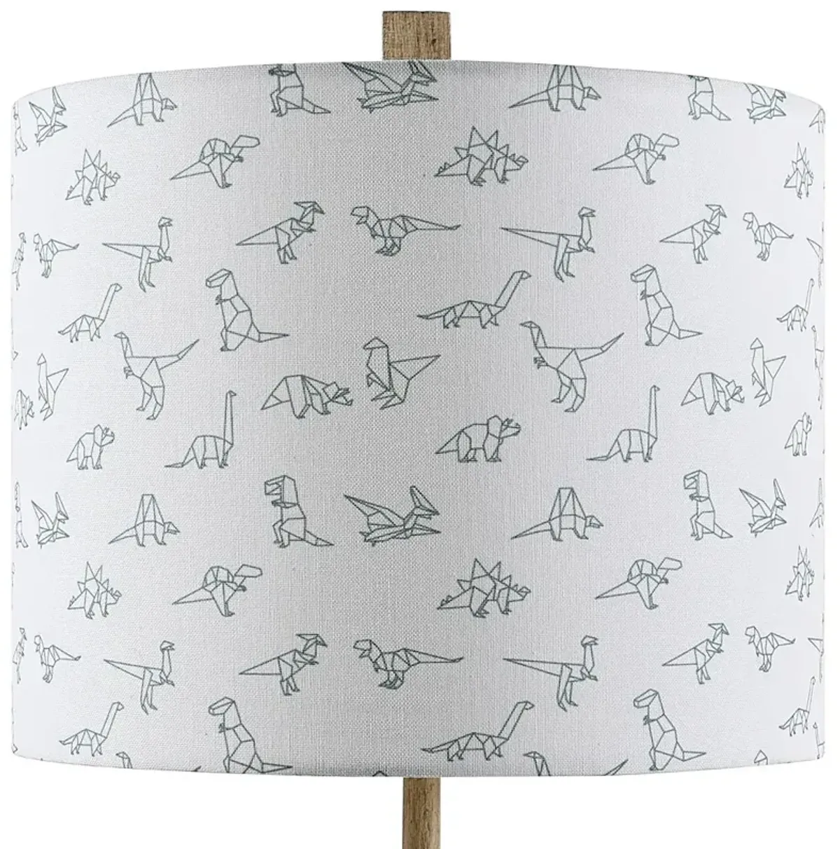 Kids Roaring T-Rex White Lamp