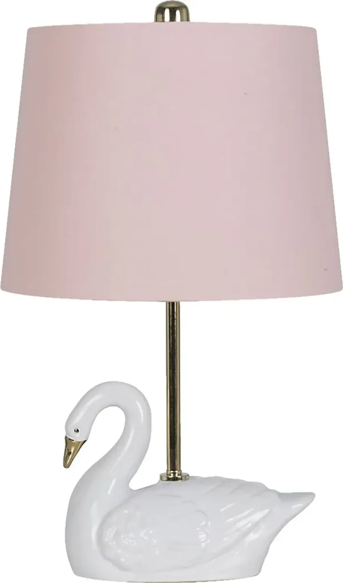 Kids Swan Lake White Lamp