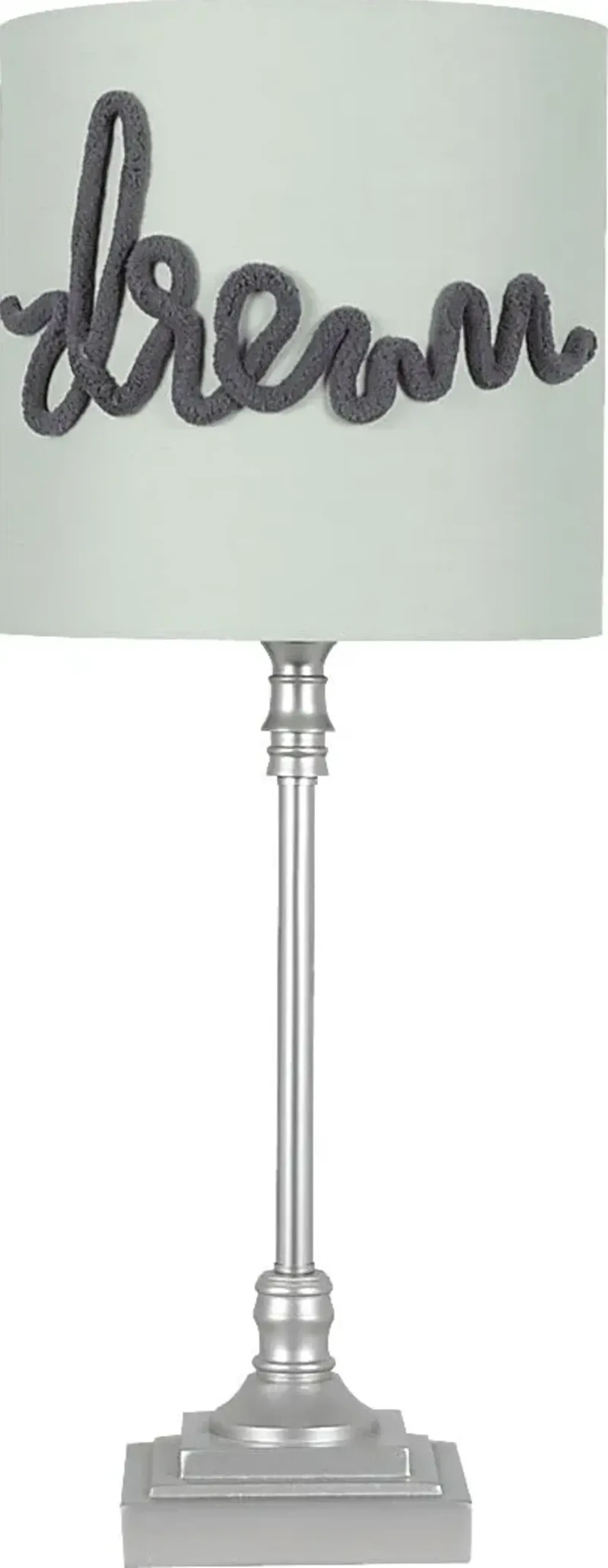 Kids Soundly Dream Silver Lamp