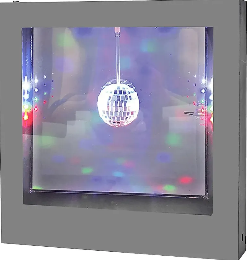 Kids Disco Lights Silver Light Box