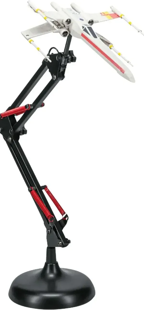 Mandalorian Decor Gray X-Wing Posable Desk Lamp