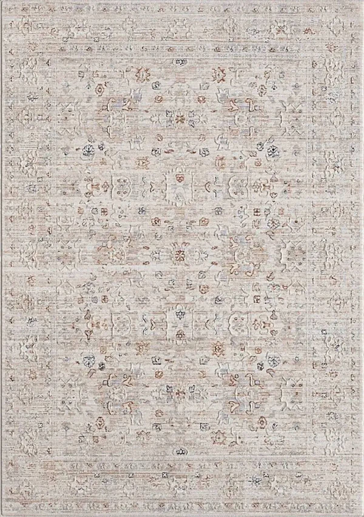 Sminola Beige 4' x 6' Rug