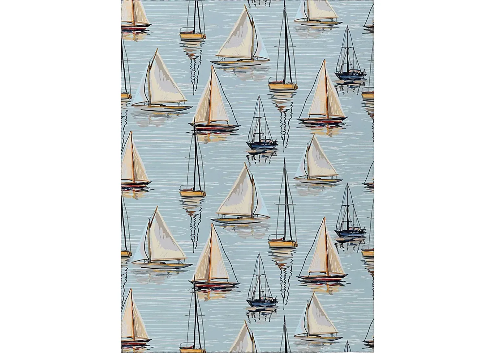 Pipitone Blue 3' x 5' Rug