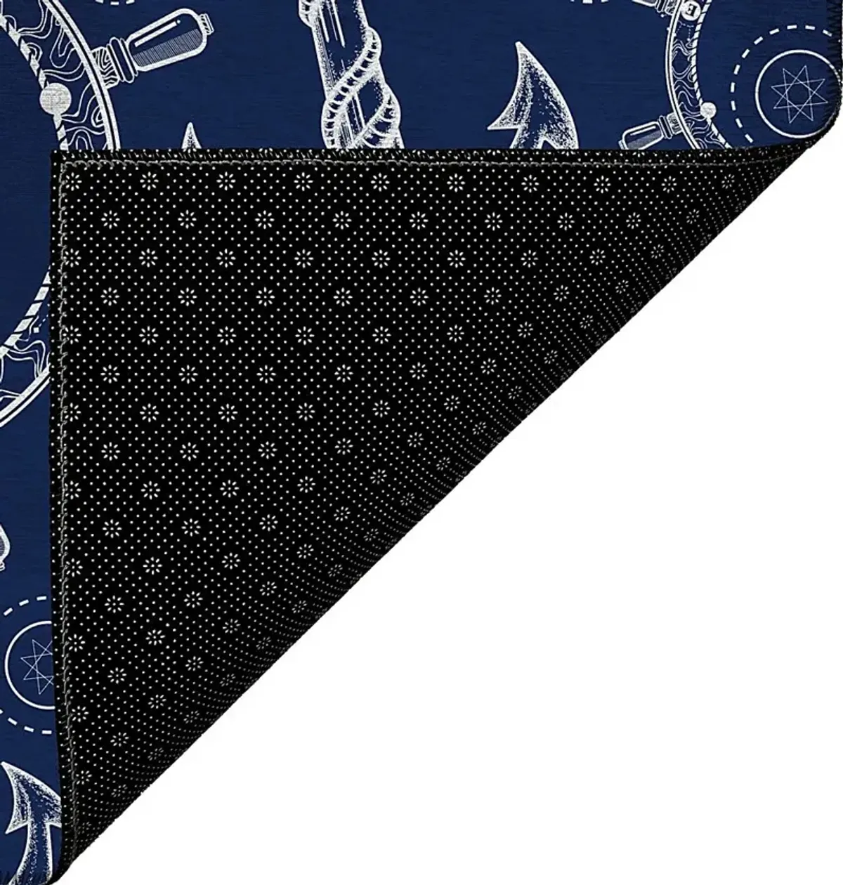 Sotterley Navy Blue 3' x 5' Rug