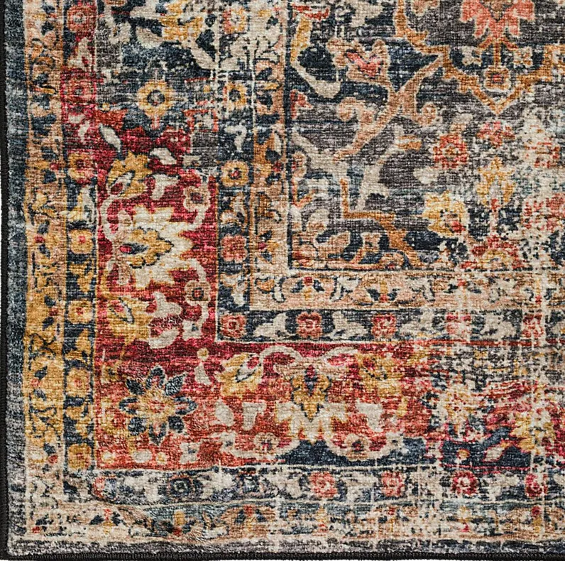 Kaypon Black/Multi 3' x 5' Rug