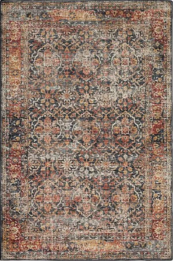 Kaypon Black/Multi 3' x 5' Rug
