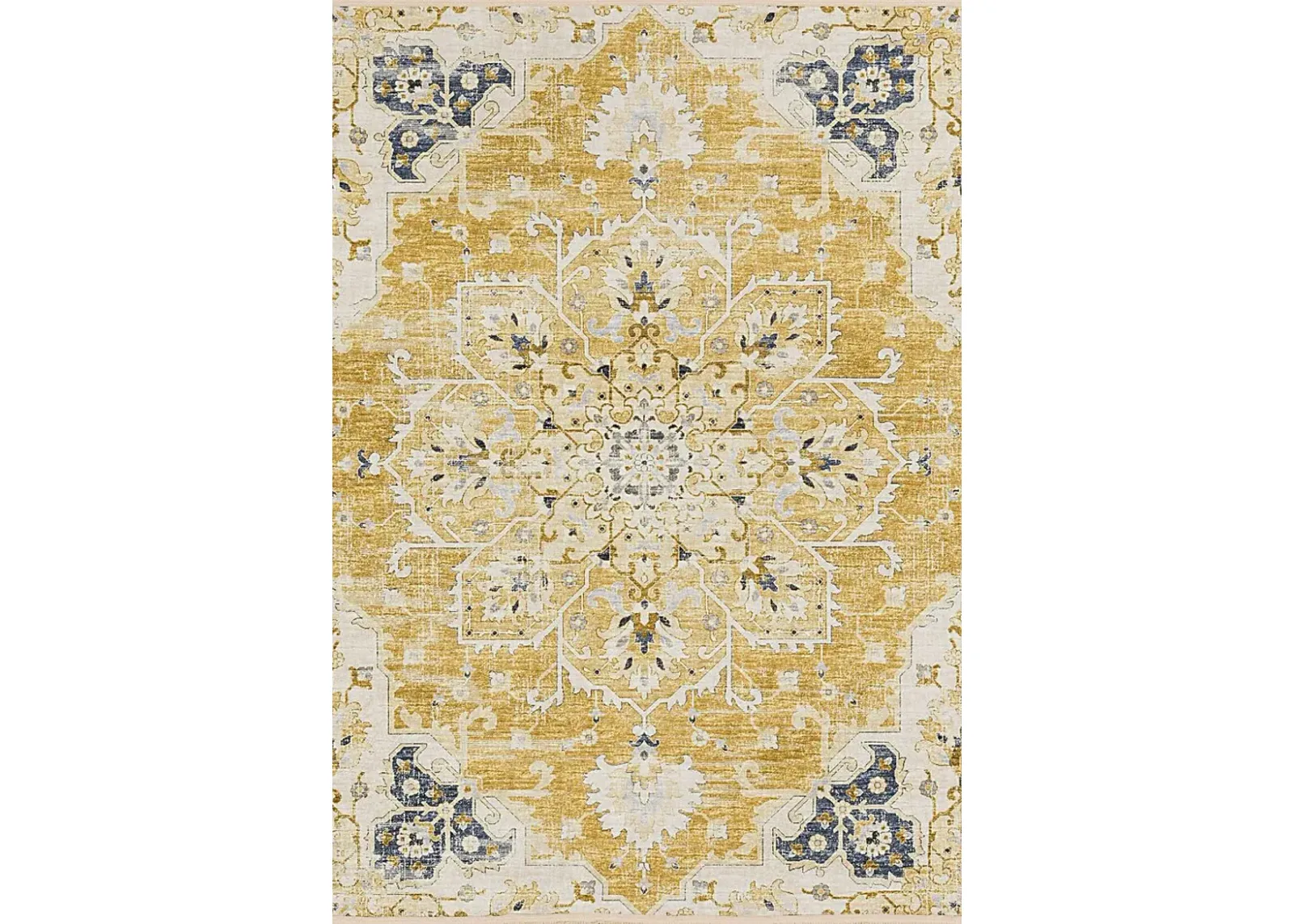 Ventner Yellow 3' x 5' Rug