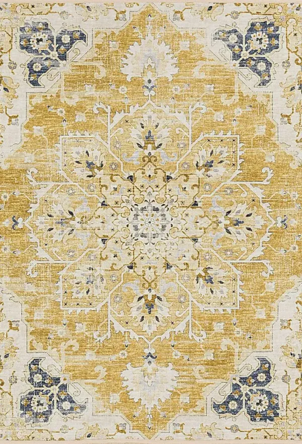 Ventner Yellow 3' x 5' Rug