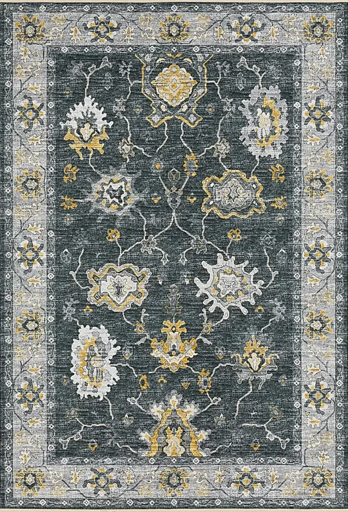 Medrick Black 3' x 5' Rug