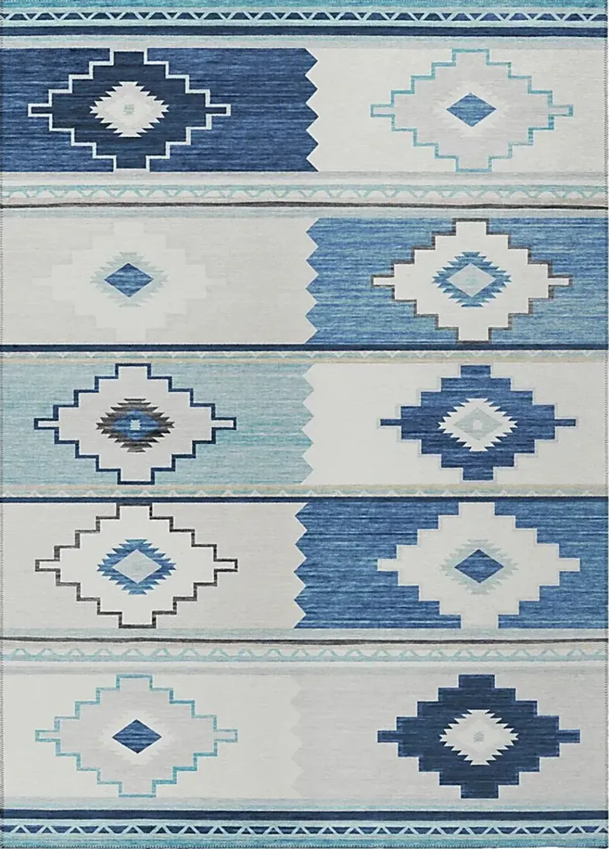 Pandrail Blue 3' x 5' Rug