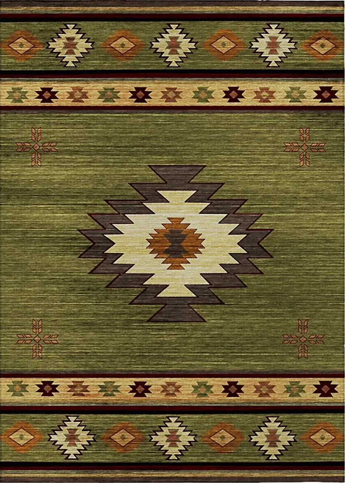 Barinza Green 3' x 5' Rug