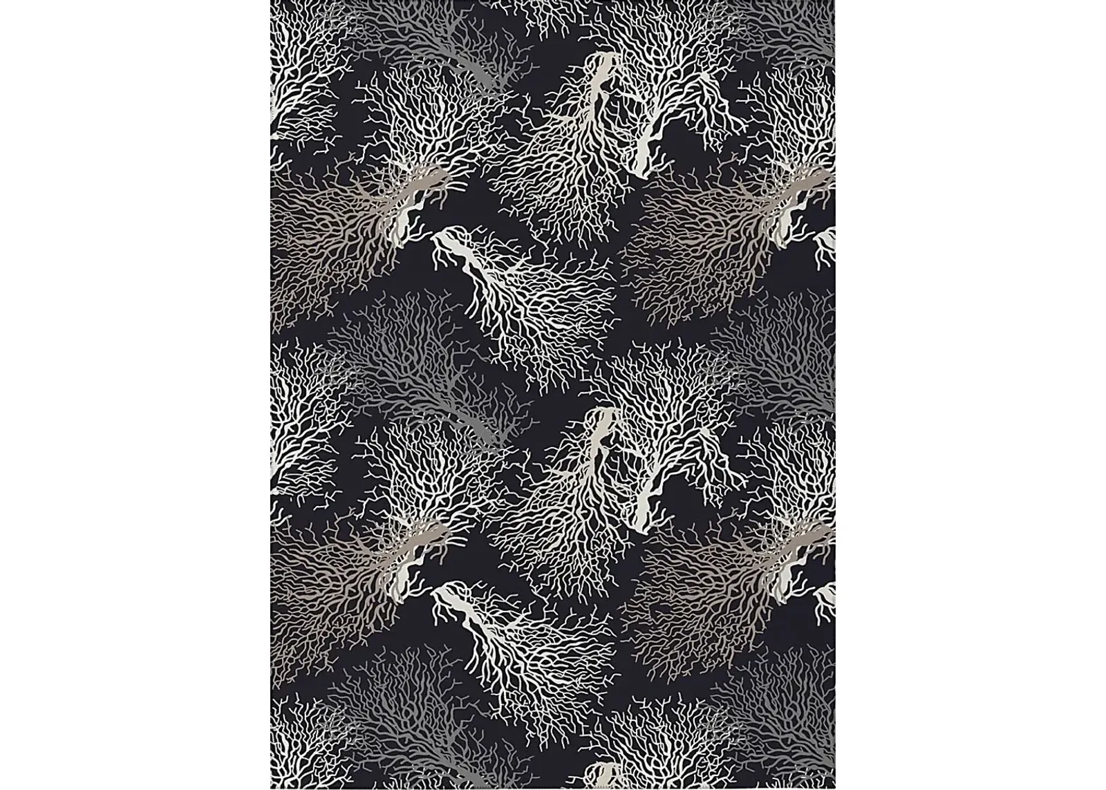 Ravenglen Black 3' x 5' Rug