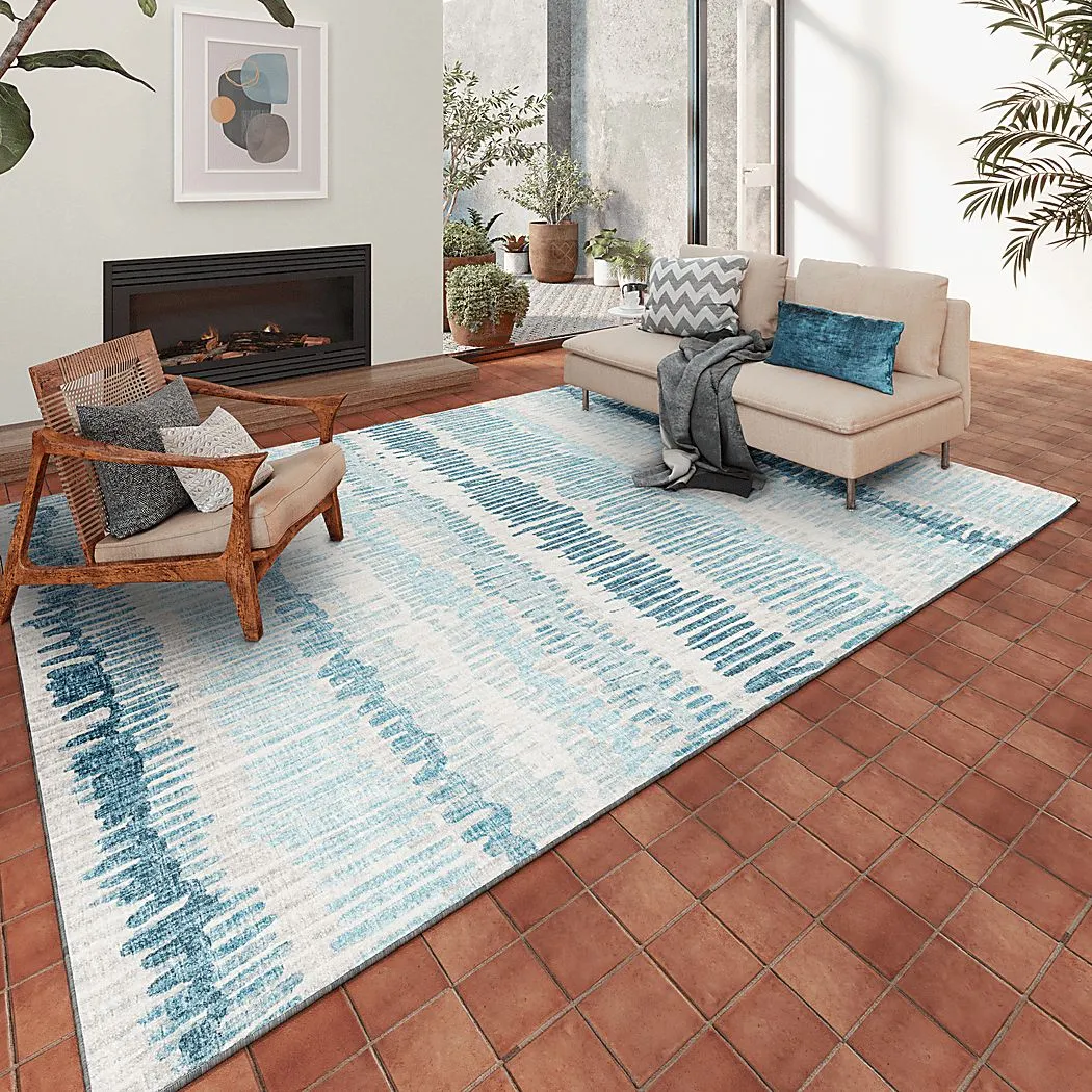 Eastbend Blue 3' x 5' Rug