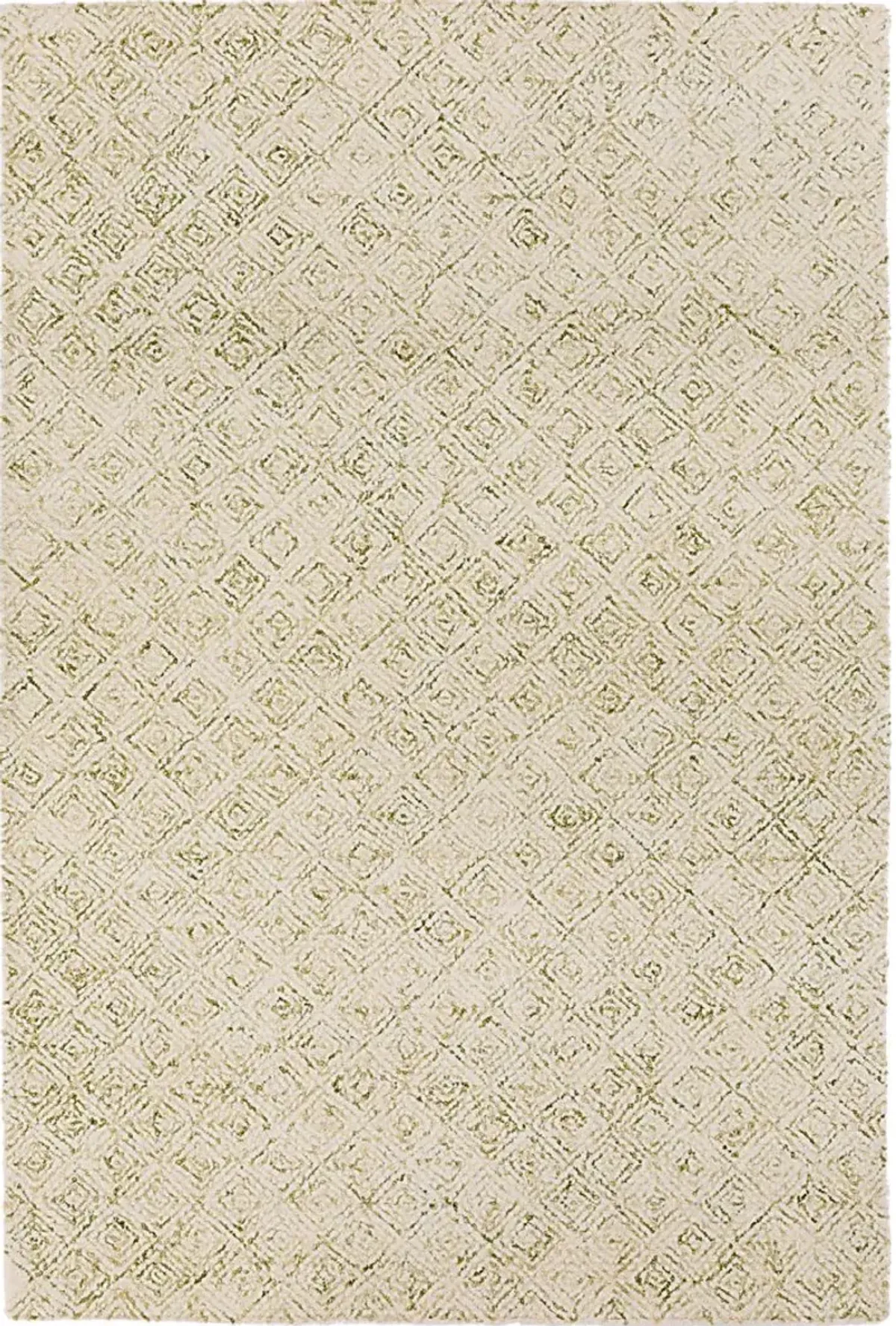 Centerama Green 3' x 5' Rug