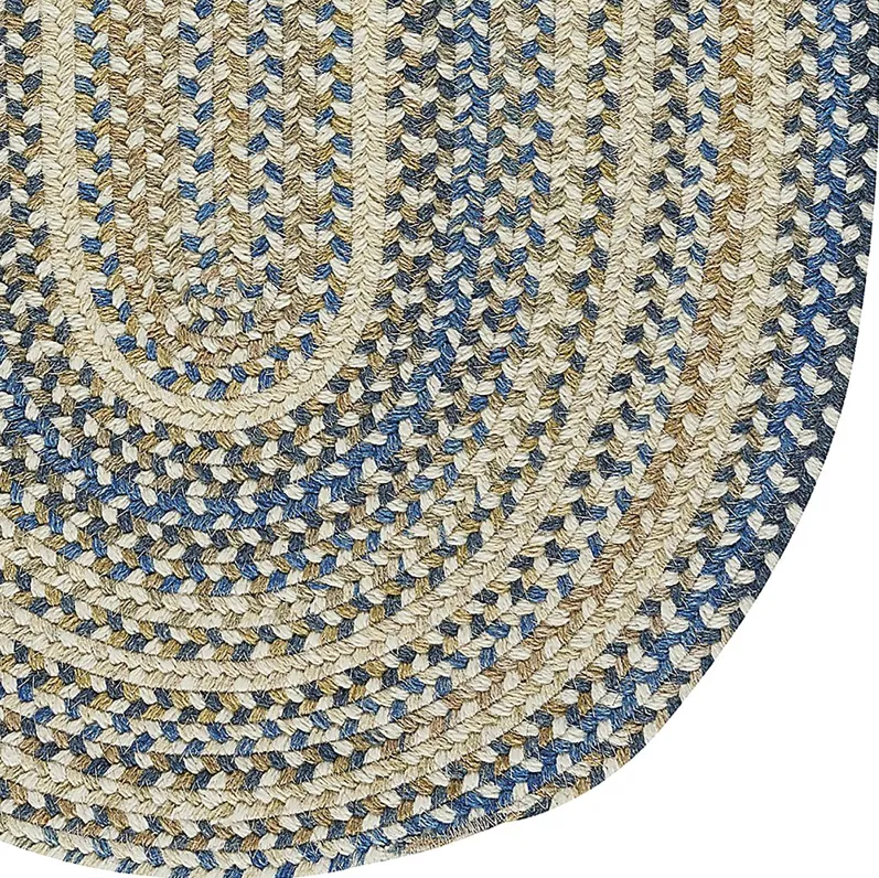 Poncola Tan 3' x 5' Oval Rug