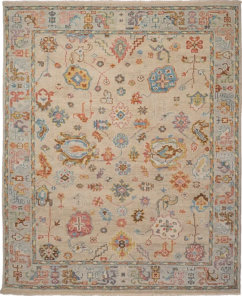Pascester Beige/Multi 3' x 5' Rug