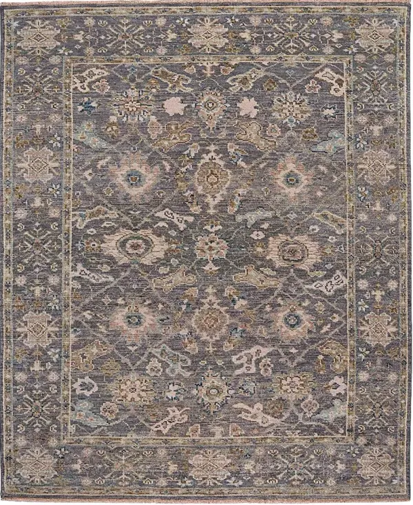 Petanan Charcoal 3' x 5' Rug