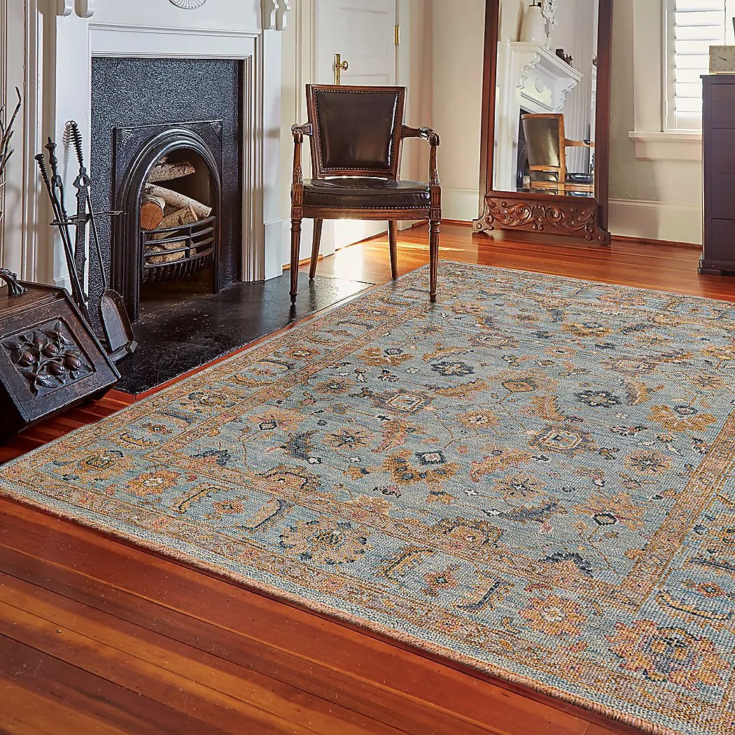 Valnia Blue/Multi 3' x 5' Rug