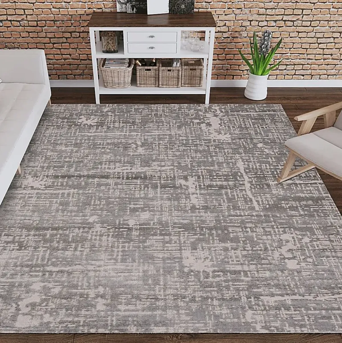 Halsema Gray 3' x 5' Rug