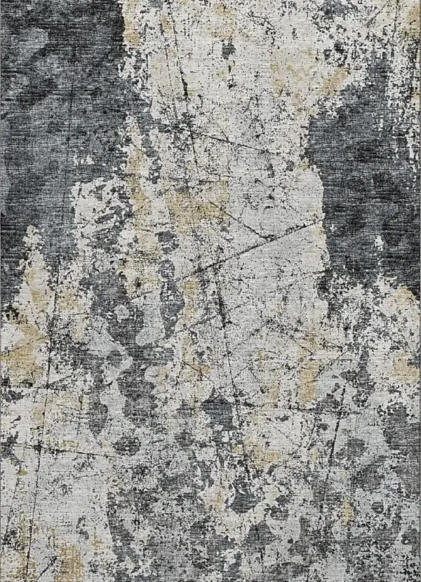 Dalamon Black 3' x 5' Rug