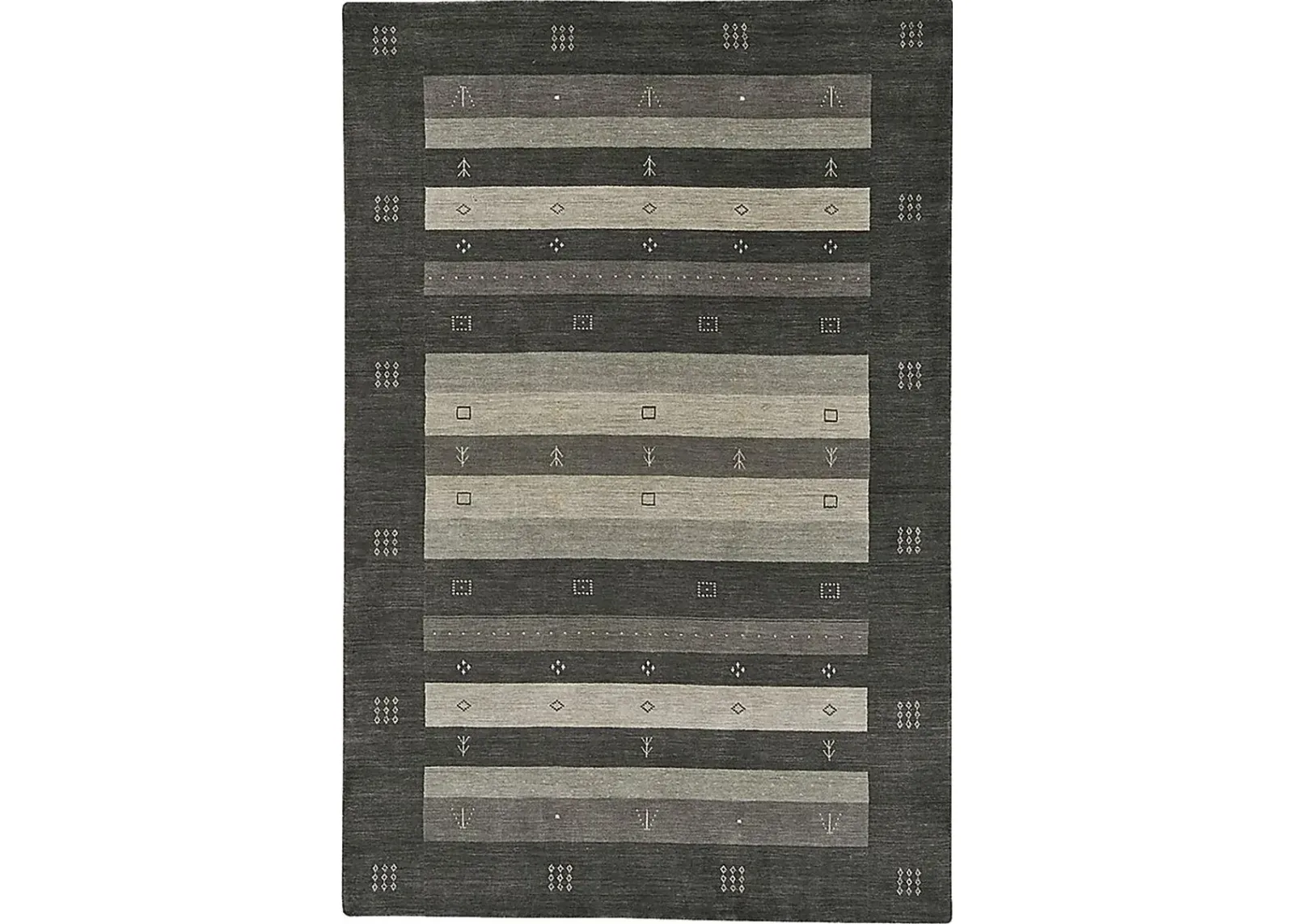 Elmbron Charcoal 3' x 5' Rug