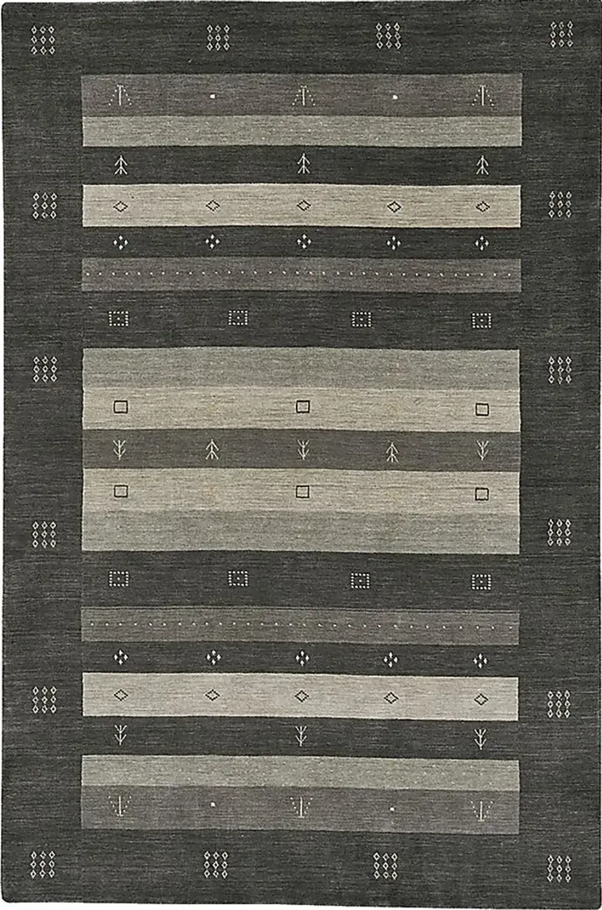 Elmbron Charcoal 3' x 5' Rug