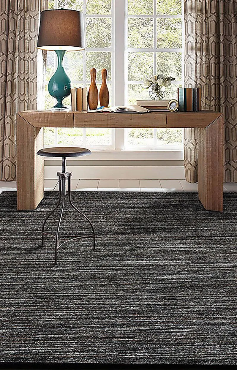 Barnrich Charcoal 3'6 x 5'6 Rug