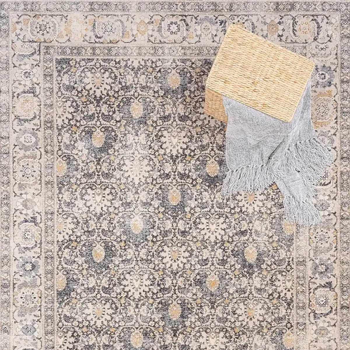 Oakstino Blue 3'1 x 5'6 Rug