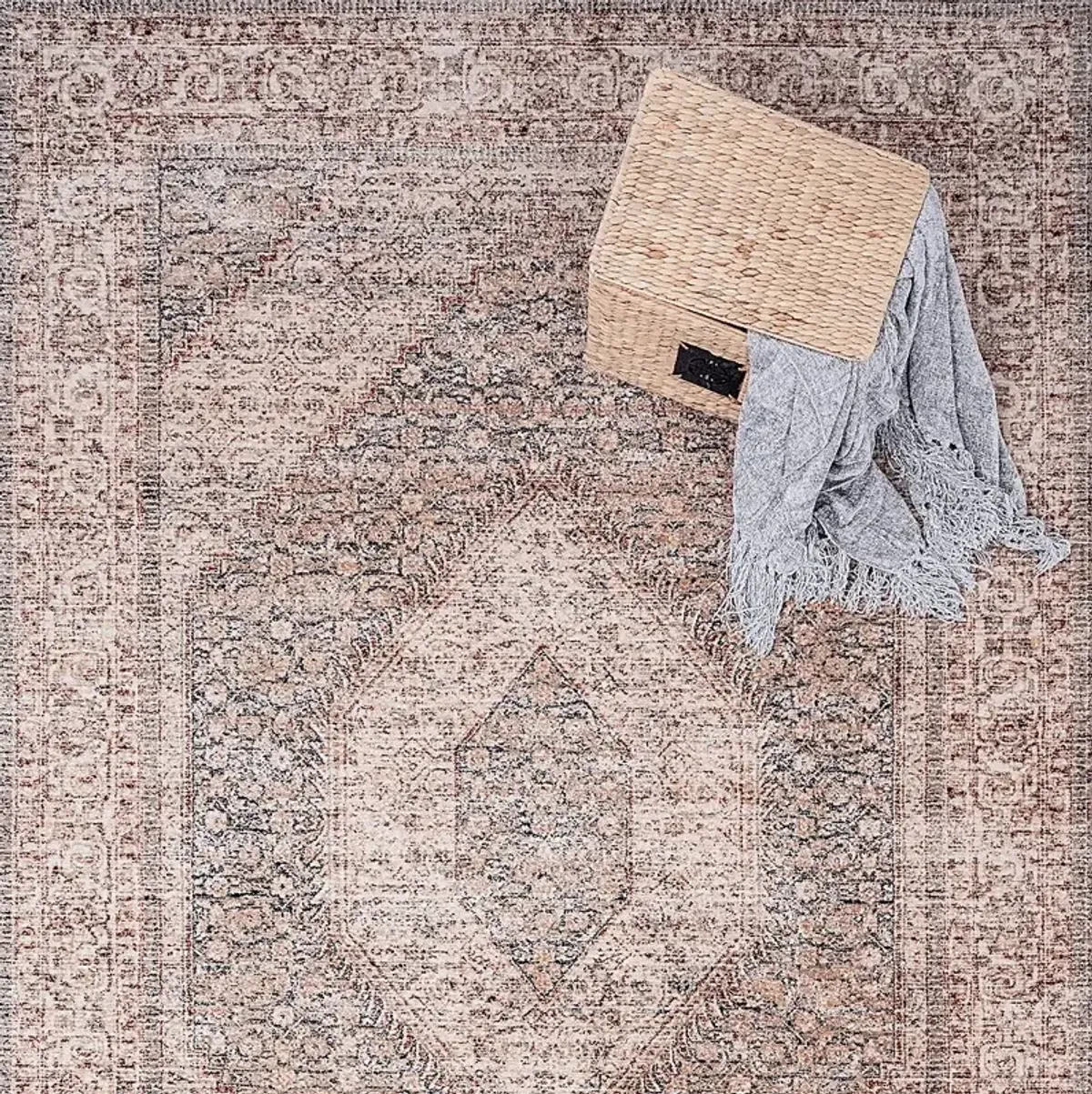 Portnet Red 3'1 x 5'6 Rug