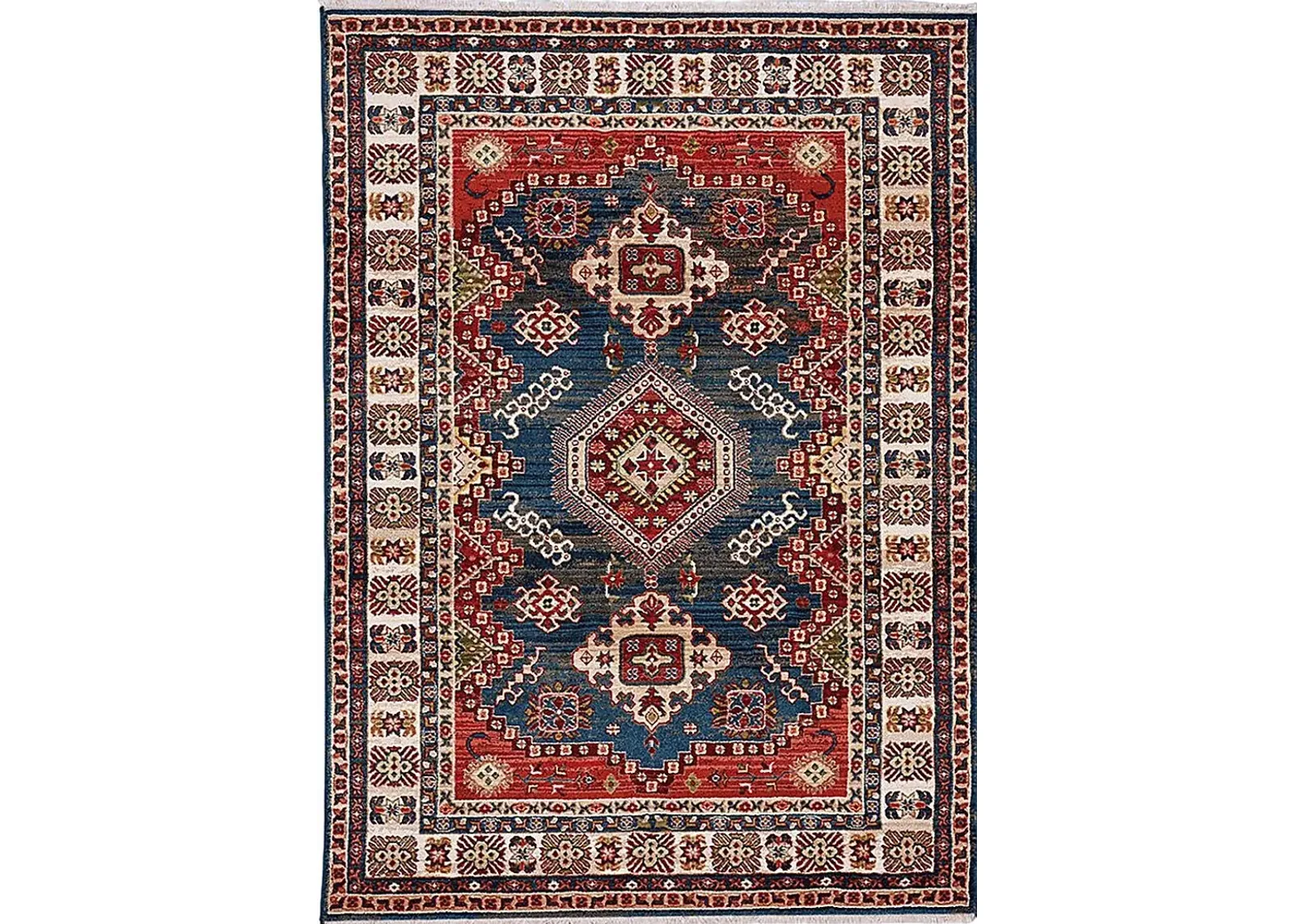 Biencona Red 2'6 x 8' Runner Rug