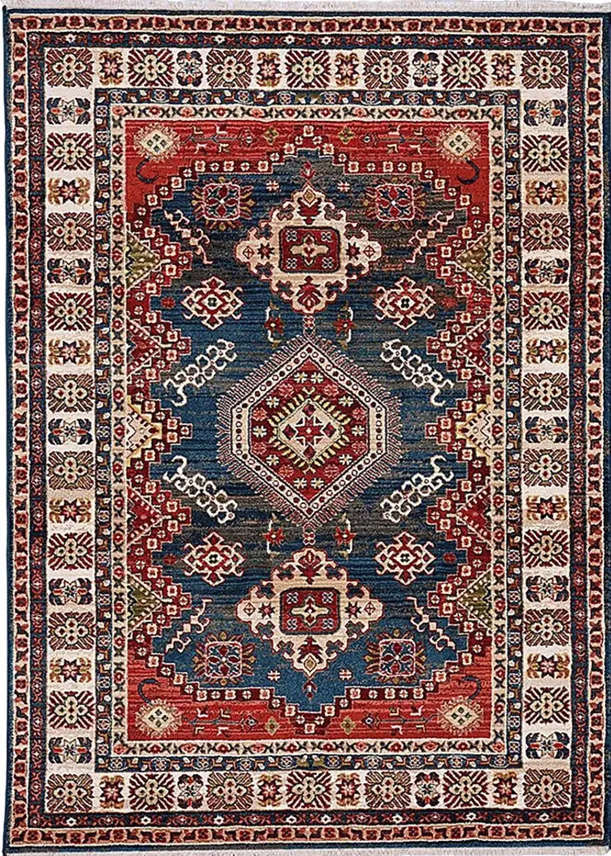 Biencona Red 2'6 x 8' Runner Rug