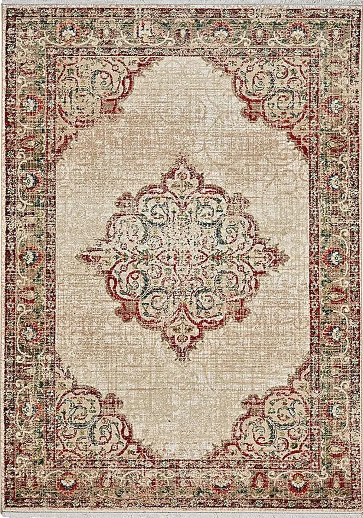 Bellesend Beige 2'6 x 8' Runner Rug