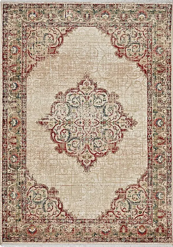Bellesend Beige 2'6 x 8' Runner Rug