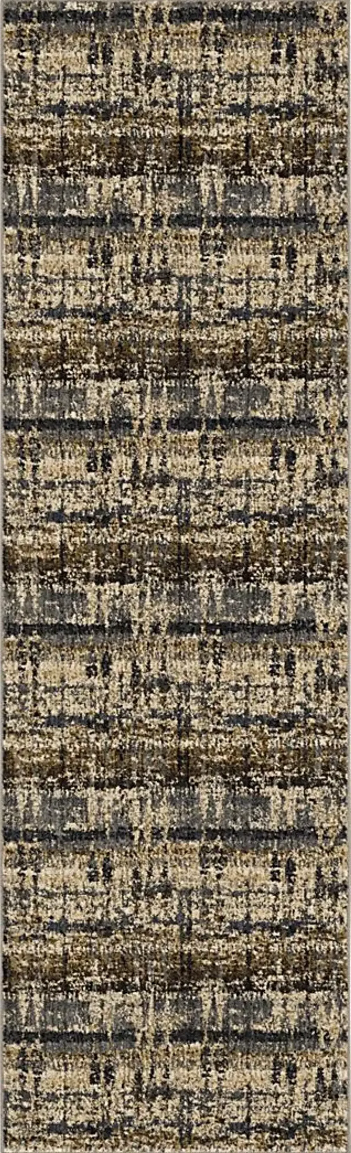 Stoningham Denim 2'4 x 7'10 Runner Rug