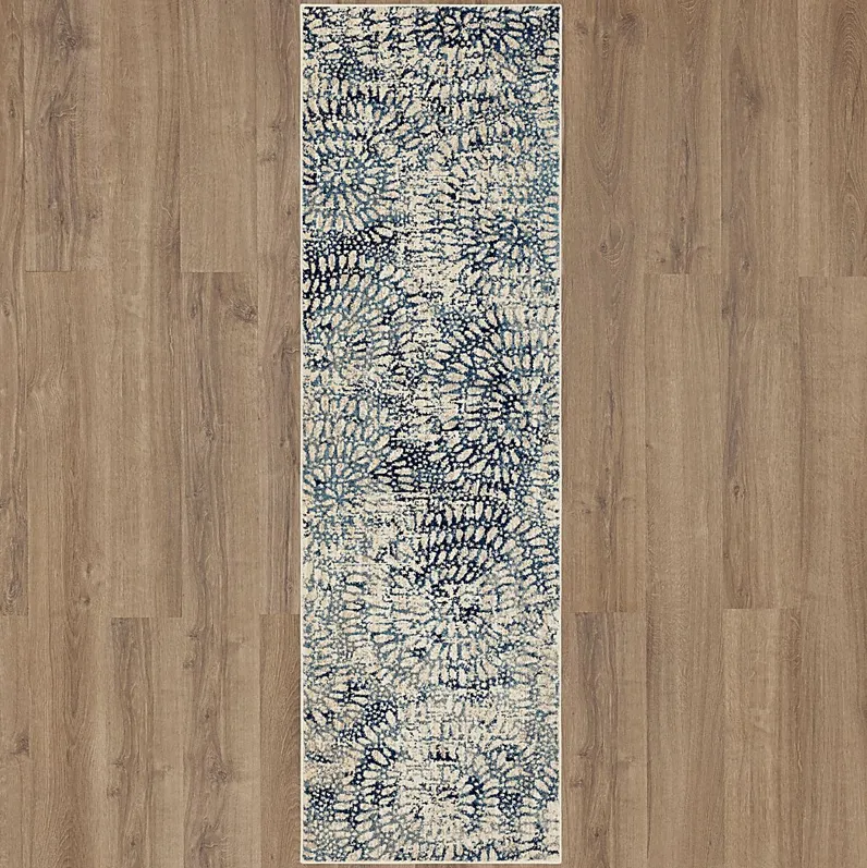 Panavista Aqua 2'4 x 7'10 Rug