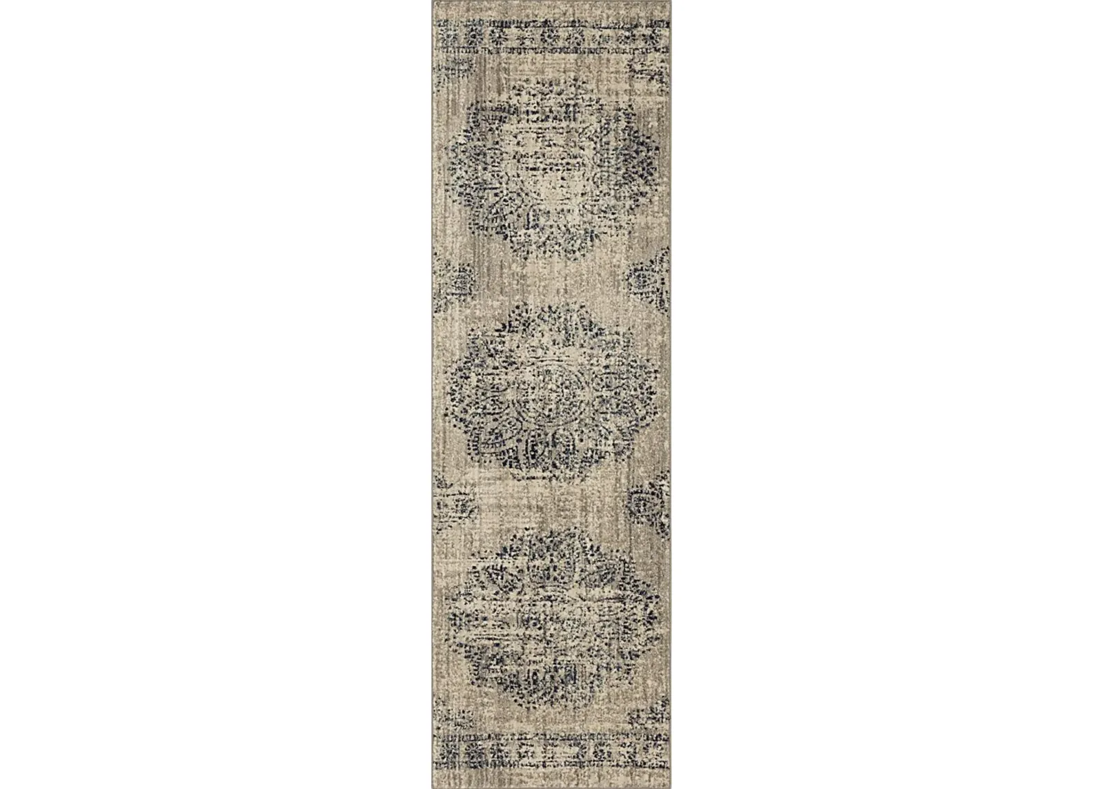 Valewood Indigo 2'4 x 7'10 Runner Rug