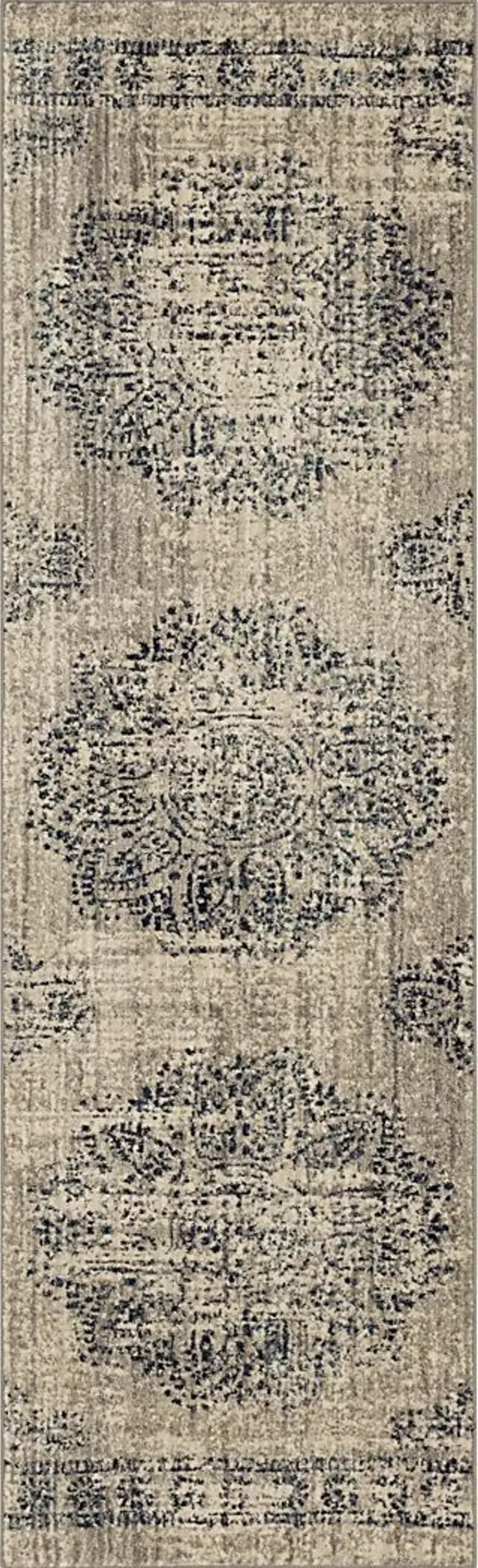 Valewood Indigo 2'4 x 7'10 Runner Rug