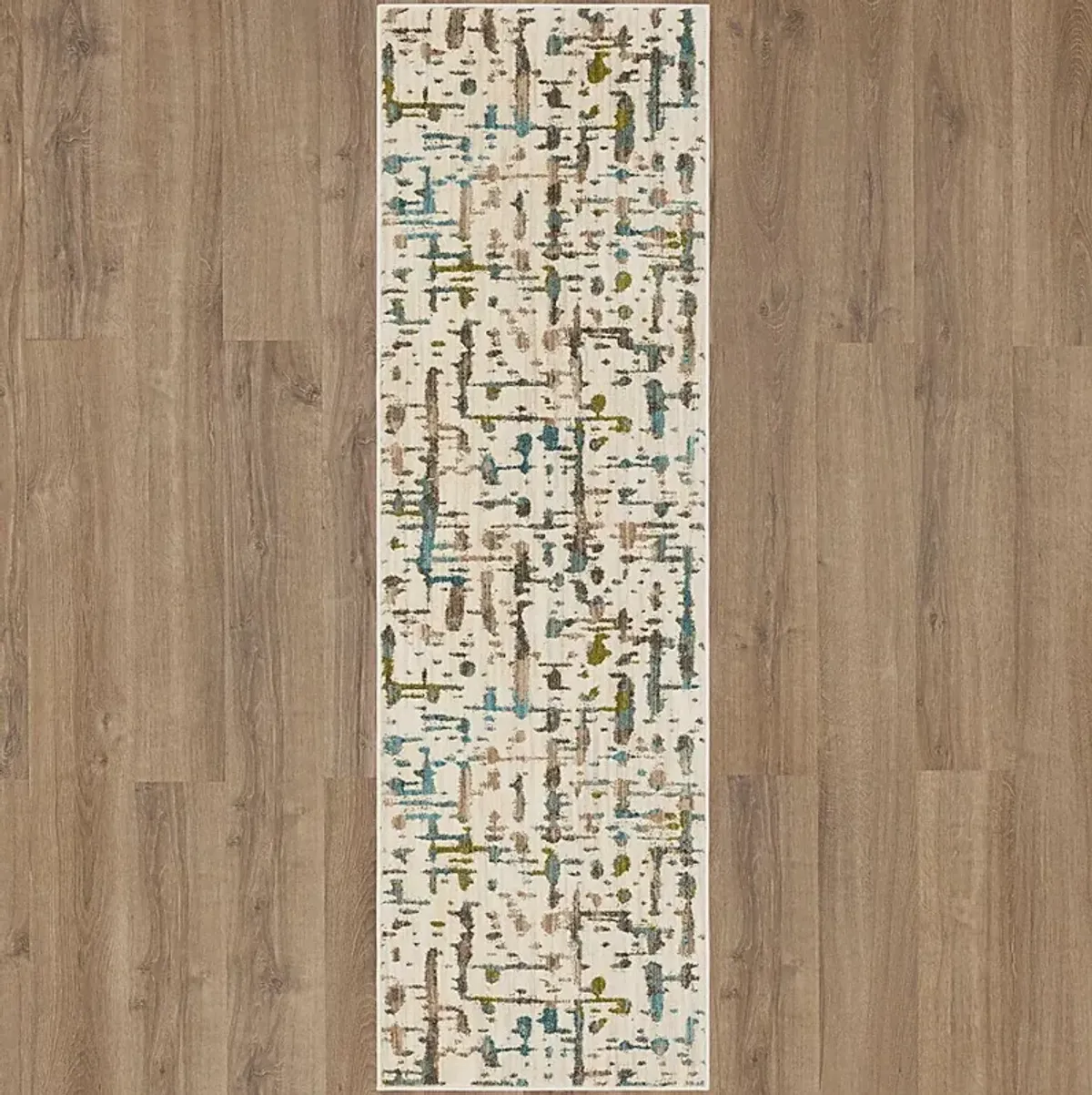 Pahokee Beige 2'4 x 7'10 Rug